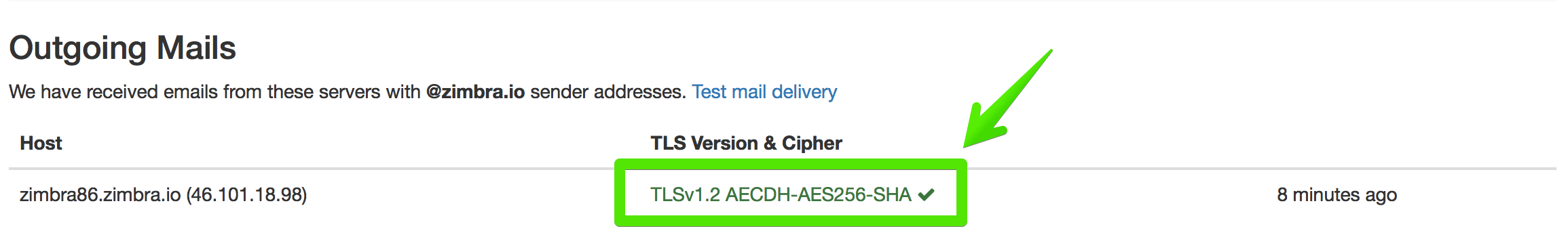 zimbra.io - TLS : STARTTLS Test · SSL-Tools 2015-06-09 20-49-09